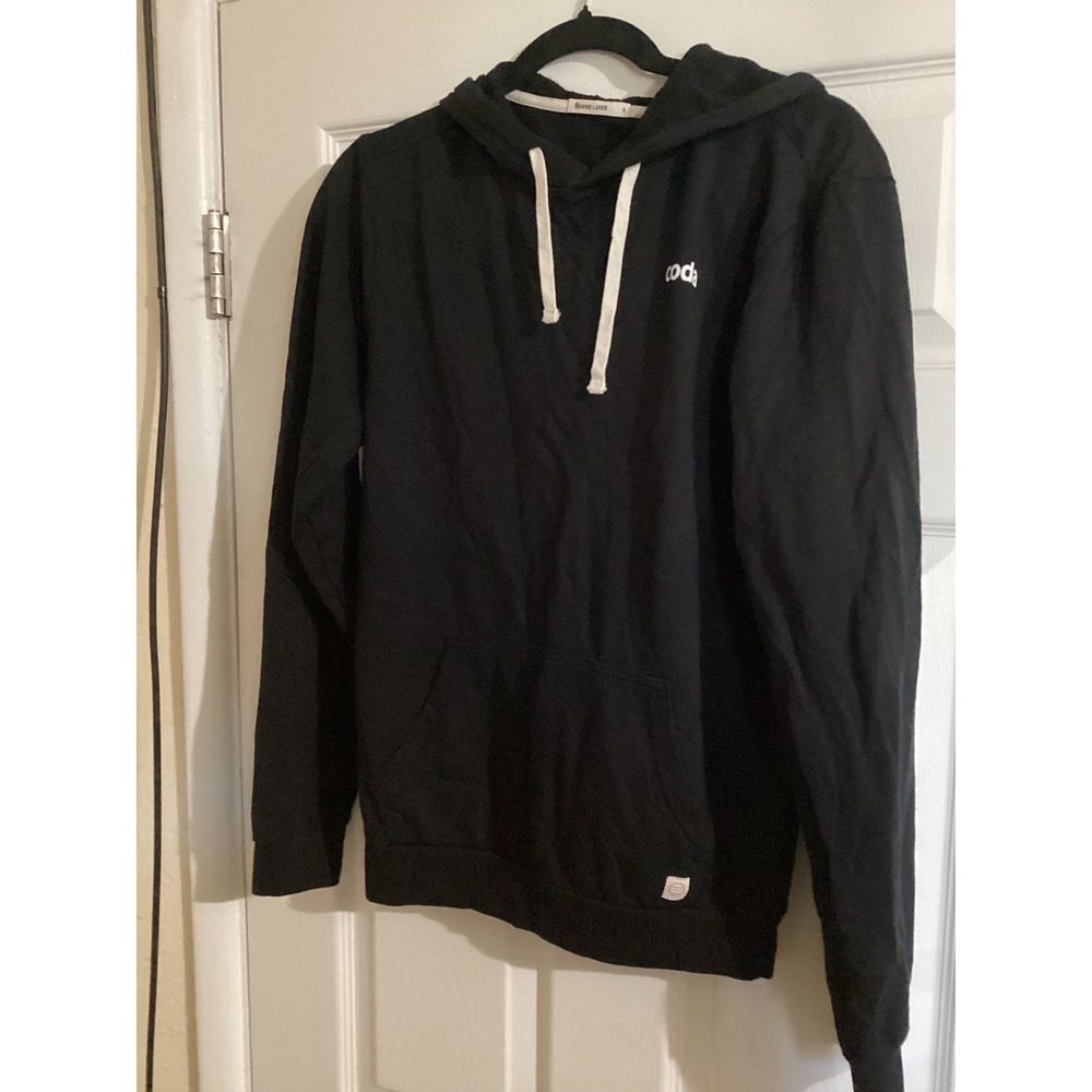 Marine Layer Coda Black Graphic Hoodie Hooded Sweatshirt Men's Size S